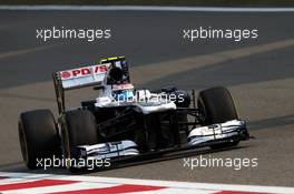 Valtteri Bottas (FIN) Williams FW35. 12.04.2013. Formula 1 World Championship, Rd 3, Chinese Grand Prix, Shanghai, China, Practice Day.