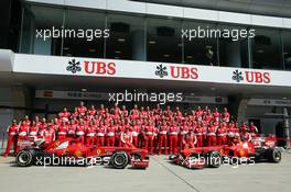 Team photograph for Ferrari. 12.04.2013. Formula 1 World Championship, Rd 3, Chinese Grand Prix, Shanghai, China, Practice Day.