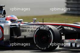 Jenson Button (GBR) McLaren MP4-28. 12.04.2013. Formula 1 World Championship, Rd 3, Chinese Grand Prix, Shanghai, China, Practice Day.