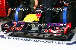 Red Bull Racing RB9 front wing. 12.04.2013. Formula 1 World Championship, Rd 3, Chinese Grand Prix, Shanghai, China, Practice Day.