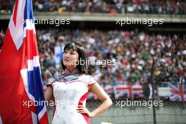 Grid girl. 14.04.2013. Formula 1 World Championship, Rd 3, Chinese Grand Prix, Shanghai, China, Race Day.