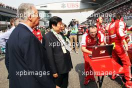 Piero Ferrari (ITA) Ferrari Vice-President on the grid. 14.04.2013. Formula 1 World Championship, Rd 3, Chinese Grand Prix, Shanghai, China, Race Day.