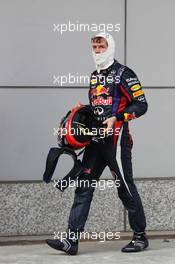 Sebastian Vettel (GER) Red Bull Racing in parc ferme. 14.04.2013. Formula 1 World Championship, Rd 3, Chinese Grand Prix, Shanghai, China, Race Day.