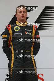2nd place Kimi Raikkonen (FIN) Lotus F1 Team.  14.04.2013. Formula 1 World Championship, Rd 3, Chinese Grand Prix, Shanghai, China, Race Day.
