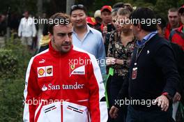 Fernando Alonso (ESP) Ferrari. 14.04.2013. Formula 1 World Championship, Rd 3, Chinese Grand Prix, Shanghai, China, Race Day.