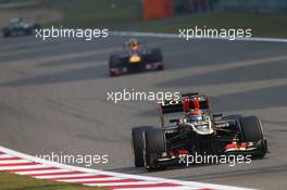 Kimi Raikkonen (FIN) Lotus F1 E21. 14.04.2013. Formula 1 World Championship, Rd 3, Chinese Grand Prix, Shanghai, China, Race Day.