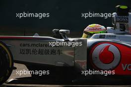 Sergio Perez (MEX) McLaren MP4-28. 14.04.2013. Formula 1 World Championship, Rd 3, Chinese Grand Prix, Shanghai, China, Race Day.