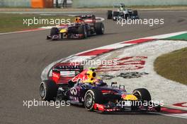 Mark Webber (AUS) Red Bull Racing RB9. 14.04.2013. Formula 1 World Championship, Rd 3, Chinese Grand Prix, Shanghai, China, Race Day.