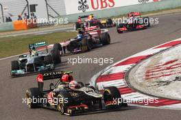 Romain Grosjean (FRA) Lotus F1 E21. 14.04.2013. Formula 1 World Championship, Rd 3, Chinese Grand Prix, Shanghai, China, Race Day.