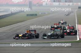 Sebastian Vettel (GER), Red Bull Racing  14.04.2013. Formula 1 World Championship, Rd 3, Chinese Grand Prix, Shanghai, China, Race Day.