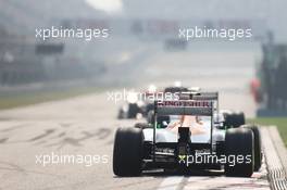 Adrian Sutil (GER) Sahara Force India VJM06. 14.04.2013. Formula 1 World Championship, Rd 3, Chinese Grand Prix, Shanghai, China, Race Day.