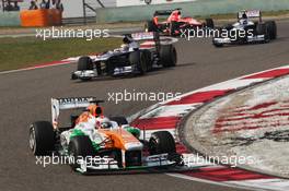 Paul di Resta (GBR) Sahara Force India VJM06. 14.04.2013. Formula 1 World Championship, Rd 3, Chinese Grand Prix, Shanghai, China, Race Day.
