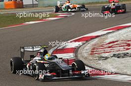Esteban Gutierrez (MEX) Sauber C32. 14.04.2013. Formula 1 World Championship, Rd 3, Chinese Grand Prix, Shanghai, China, Race Day.
