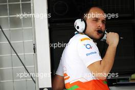 Gianpiero Lambiase (ITA) Sahara Force India F1 Engineer. 13.04.2013. Formula 1 World Championship, Rd 3, Chinese Grand Prix, Shanghai, China, Qualifying Day.