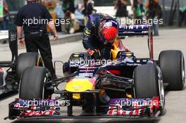 Sebastian Vettel (GER) Red Bull Racing  13.04.2013. Formula 1 World Championship, Rd 3, Chinese Grand Prix, Shanghai, China, Qualifying Day.