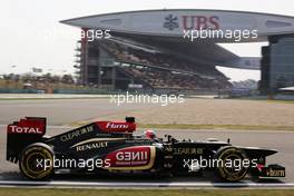 Kimi Raikkonen (FIN) Lotus F1 E21. 13.04.2013. Formula 1 World Championship, Rd 3, Chinese Grand Prix, Shanghai, China, Qualifying Day.