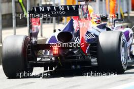 Sebastian Vettel (GER) Red Bull Racing RB9 rear diffuser. 13.04.2013. Formula 1 World Championship, Rd 3, Chinese Grand Prix, Shanghai, China, Qualifying Day.