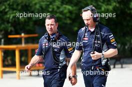 (L to R): Kenny Handkammer, Red Bull Racing Chief Mechanic with Paul Monaghan (GBR) Red Bull Racing Chief Engineer. 13.04.2013. Formula 1 World Championship, Rd 3, Chinese Grand Prix, Shanghai, China, Qualifying Day.
