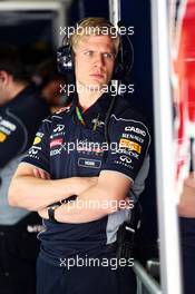 Heikki Huovinen (FIN) Personal Trainer of Sebastian Vettel (GER) Red Bull Racing. 13.04.2013. Formula 1 World Championship, Rd 3, Chinese Grand Prix, Shanghai, China, Qualifying Day.