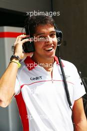 Rodolfo Gonzalez (VEN) Marussia F1 Team Reserve Driver. 13.04.2013. Formula 1 World Championship, Rd 3, Chinese Grand Prix, Shanghai, China, Qualifying Day.