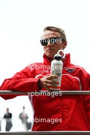 Max Chilton (GBR) Marussia F1 Team on the drivers parade. 20.04.2014. Formula 1 World Championship, Rd 4, Chinese Grand Prix, Shanghai, China, Race Day.