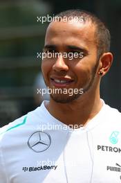 Lewis Hamilton (GBR) Mercedes AMG F1. 14.04.2013. Formula 1 World Championship, Rd 3, Chinese Grand Prix, Shanghai, China, Race Day.