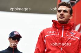 Jules Bianchi (FRA) Marussia F1 Team on the drivers parade. 20.04.2014. Formula 1 World Championship, Rd 4, Chinese Grand Prix, Shanghai, China, Race Day.
