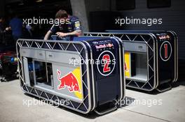 Grid equipment trolleys for Red Bull Racing. 14.04.2013. Formula 1 World Championship, Rd 3, Chinese Grand Prix, Shanghai, China, Race Day.