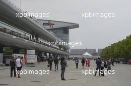 The paddock. 20.04.2014. Formula 1 World Championship, Rd 4, Chinese Grand Prix, Shanghai, China, Race Day.