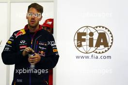 Sebastian Vettel (GER) Red Bull Racing. 20.04.2014. Formula 1 World Championship, Rd 4, Chinese Grand Prix, Shanghai, China, Race Day.