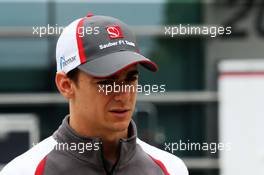Esteban Gutierrez (MEX) Sauber. 20.04.2014. Formula 1 World Championship, Rd 4, Chinese Grand Prix, Shanghai, China, Race Day.