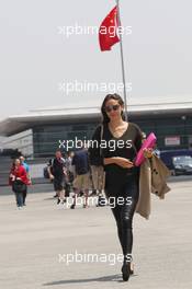 Jessica Michibata (JPN), girlfriend of Jenson Button (GBR) McLaren. 14.04.2013. Formula 1 World Championship, Rd 3, Chinese Grand Prix, Shanghai, China, Race Day.