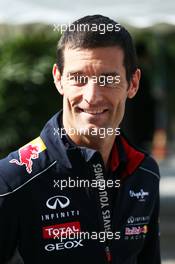 Mark Webber (AUS) Red Bull Racing with a new haircut. 11.04.2013. Formula 1 World Championship, Rd 3, Chinese Grand Prix, Shanghai, China, Preparation Day.