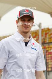 Nico Hulkenberg (GER) Sauber walks the circuit. 11.04.2013. Formula 1 World Championship, Rd 3, Chinese Grand Prix, Shanghai, China, Preparation Day.