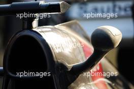 Sauber C32 engine cover detail. 11.04.2013. Formula 1 World Championship, Rd 3, Chinese Grand Prix, Shanghai, China, Preparation Day.