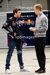 (L to R): Antonio Felix da Costa (POR) Red Bull Racing Reserve Driver with Kevin Magnussen (DEN) McLaren Test Driver. 11.04.2013. Formula 1 World Championship, Rd 3, Chinese Grand Prix, Shanghai, China, Preparation Day.