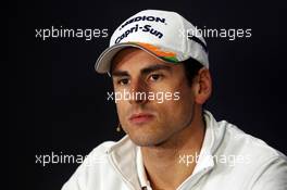 Adrian Sutil (GER) Sahara Force India F1 in the FIA Press Conference. 11.04.2013. Formula 1 World Championship, Rd 3, Chinese Grand Prix, Shanghai, China, Preparation Day.
