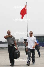 Lewis Hamilton (GBR) Mercedes AMG F1. 11.04.2013. Formula 1 World Championship, Rd 3, Chinese Grand Prix, Shanghai, China, Preparation Day.