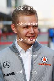 Kevin Magnussen (DEN) McLaren Test Driver. 11.04.2013. Formula 1 World Championship, Rd 3, Chinese Grand Prix, Shanghai, China, Preparation Day.