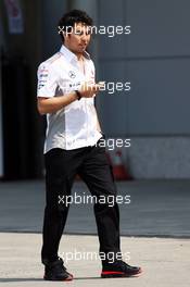 Sergio Perez (MEX) McLaren. 11.04.2013. Formula 1 World Championship, Rd 3, Chinese Grand Prix, Shanghai, China, Preparation Day.
