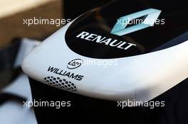 Williams FW35 nosecone. 11.04.2013. Formula 1 World Championship, Rd 3, Chinese Grand Prix, Shanghai, China, Preparation Day.