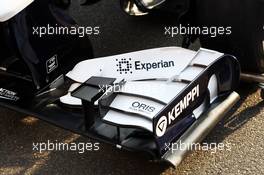 Williams FW35 front wing. 11.04.2013. Formula 1 World Championship, Rd 3, Chinese Grand Prix, Shanghai, China, Preparation Day.
