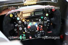 Sauber C32 steering wheel. 11.04.2013. Formula 1 World Championship, Rd 3, Chinese Grand Prix, Shanghai, China, Preparation Day.