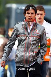 Sergio Perez (MEX) McLaren. 10.05.2013. Formula 1 World Championship, Rd 5, Spanish Grand Prix, Barcelona, Spain, Practice Day