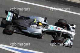 Lewis Hamilton (GBR) Mercedes AMG F1 W04. 10.05.2013. Formula 1 World Championship, Rd 5, Spanish Grand Prix, Barcelona, Spain, Practice Day