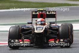 Romain Grosjean (FRA) Lotus F1 E21. 10.05.2013. Formula 1 World Championship, Rd 5, Spanish Grand Prix, Barcelona, Spain, Practice Day