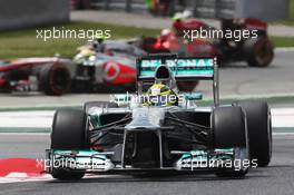 Nico Rosberg (GER) Mercedes AMG F1 W04. 10.05.2013. Formula 1 World Championship, Rd 5, Spanish Grand Prix, Barcelona, Spain, Practice Day