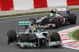 Lewis Hamilton (GBR) Mercedes AMG F1 W04. 10.05.2013. Formula 1 World Championship, Rd 5, Spanish Grand Prix, Barcelona, Spain, Practice Day