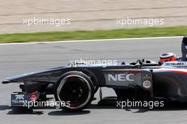 Nico Hulkenberg (GER) Sauber C32. 10.05.2013. Formula 1 World Championship, Rd 5, Spanish Grand Prix, Barcelona, Spain, Practice Day