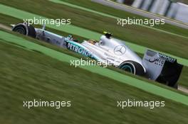 Lewis Hamilton (GBR) Mercedes AMG F1 W04. 10.05.2013. Formula 1 World Championship, Rd 5, Spanish Grand Prix, Barcelona, Spain, Practice Day